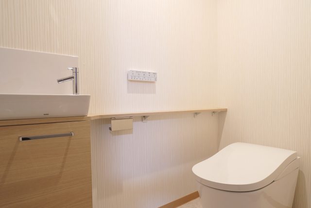 TOTO ネオレストLS（1Fメイントイレ）＆GG800 手洗い付き（2Fサブトイレ）